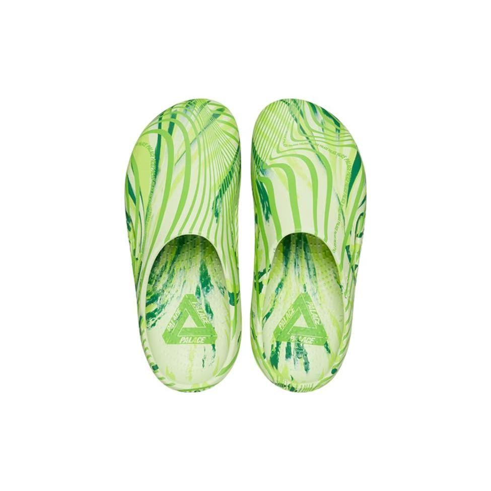 Crocs Palace X Mellow Slide Celery Unisex Sneakers Green Multi 209383-3UB