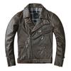 Retro Distressed Leather Jacket Men's First-layer Cowhide Leather Jacket Thick Pure Leather Leather Jacket Frayed Motorcycle Jacket Motorcycle Jacket