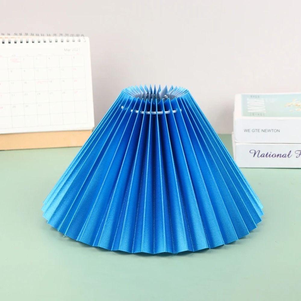 Washable Pleated Lampshade Minimalist Chandelier Cover Nordic Style Light Cover Wall Lamp