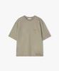 LIBERCLASSY [25Ss] Llm42509 Olive Rendezvous Wave Artwork Half T-Shirt