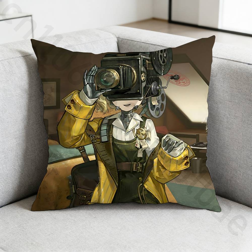 RReverse 1999 Game Pillow Case Square DoubleSided Printing Short Plush Sofa Cushion Cover Bedroom Bedside Pillow