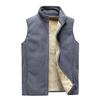 Autumn And Winter Plus Velvet Vest Men 'S Solid Color Waistcoat Jacket Men 'S Plus Size Lamb Velvet Vest