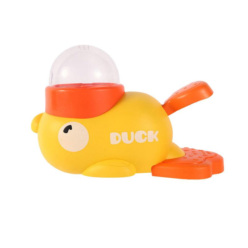 Little Yellow Duck Pet FeederCat and Dog Interactive Toy Trainer Automatic Feeder