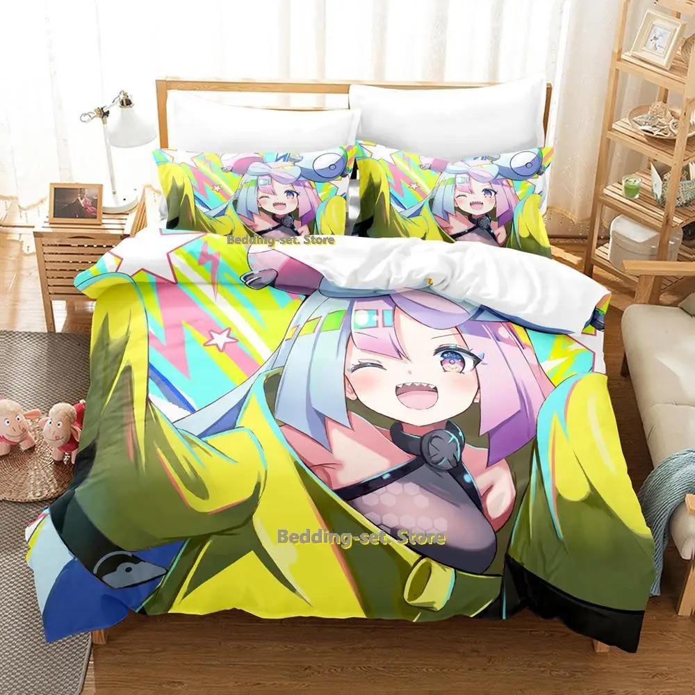 Новый комплект постельного белья Kawaii Iono Single Twin Full Queen King Size Bed Set Adult Kid Bedroom Duvetcover Sets Anime Parure de lit Bed