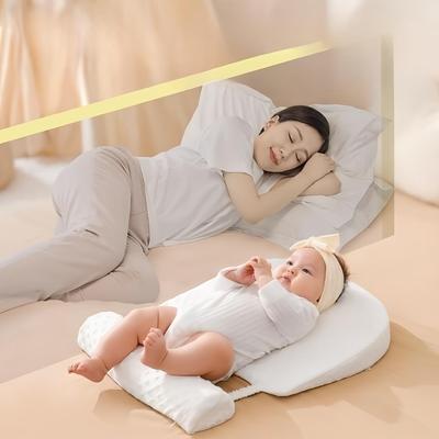 Детская противорефлюксная подушка-клин с поддержкой бедер, двухсторонняя дышащая наклонная подушка для предотвращения срыгивания и кормления новорожденных, детская подушка с эффектом памяти
