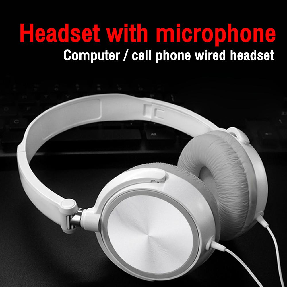 Проводные наушники с микрофоном, гарнитуры с басом, Hi-Fi звуком, музыкальные стереонаушники для iPhone, Xiaomi, Sony, Huawei, ПК