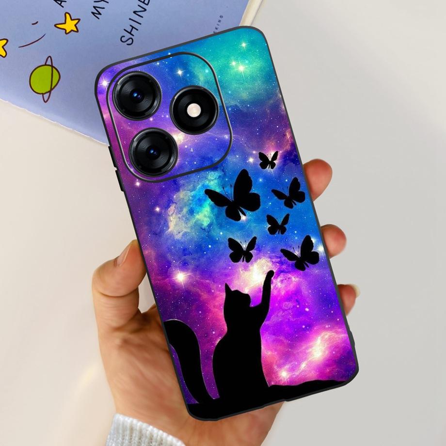 Чехол для телефона Tecno Spark 10 10c 10 Pro Spark10 KI5k KI5m KI5q KI7 Задняя крышка Мягкий прозрачный ТПУ Тонкий Funda Дракон Астронавт