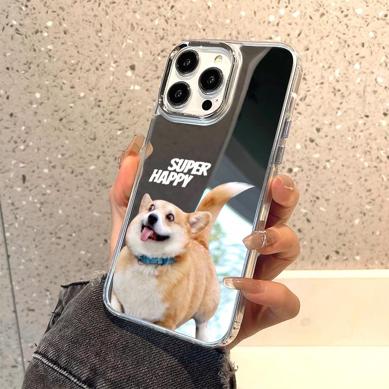 Mobile Phone Cases for iPhone 11 13 XR 15 Pro Max 12 14 Pro Max Case iPhone 16 XS Max Mirror Protective Case Mirror Exquisite Cartoon Waterproof