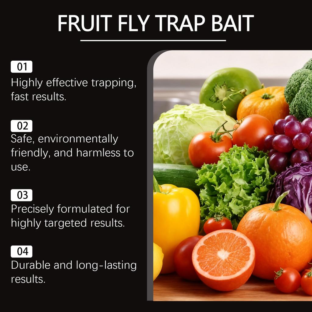 Фруктовая ловушка, Фруктовая мушка, Контроль фруктовых мушек на кухне, Для помещений и улицы, Дом, Контроль мух на кухне, 30 мл