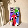 Cartoon R-Rainbow Friends Tempered Glass For Iphone 14 13 12 11 Pro Mini XS MAX 14Plus X XS XR Fundas