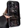 Retro Bookshelf Phone Case for Apple iPhone 14/15 Pro, 16 Pro, and 17 Pro Max