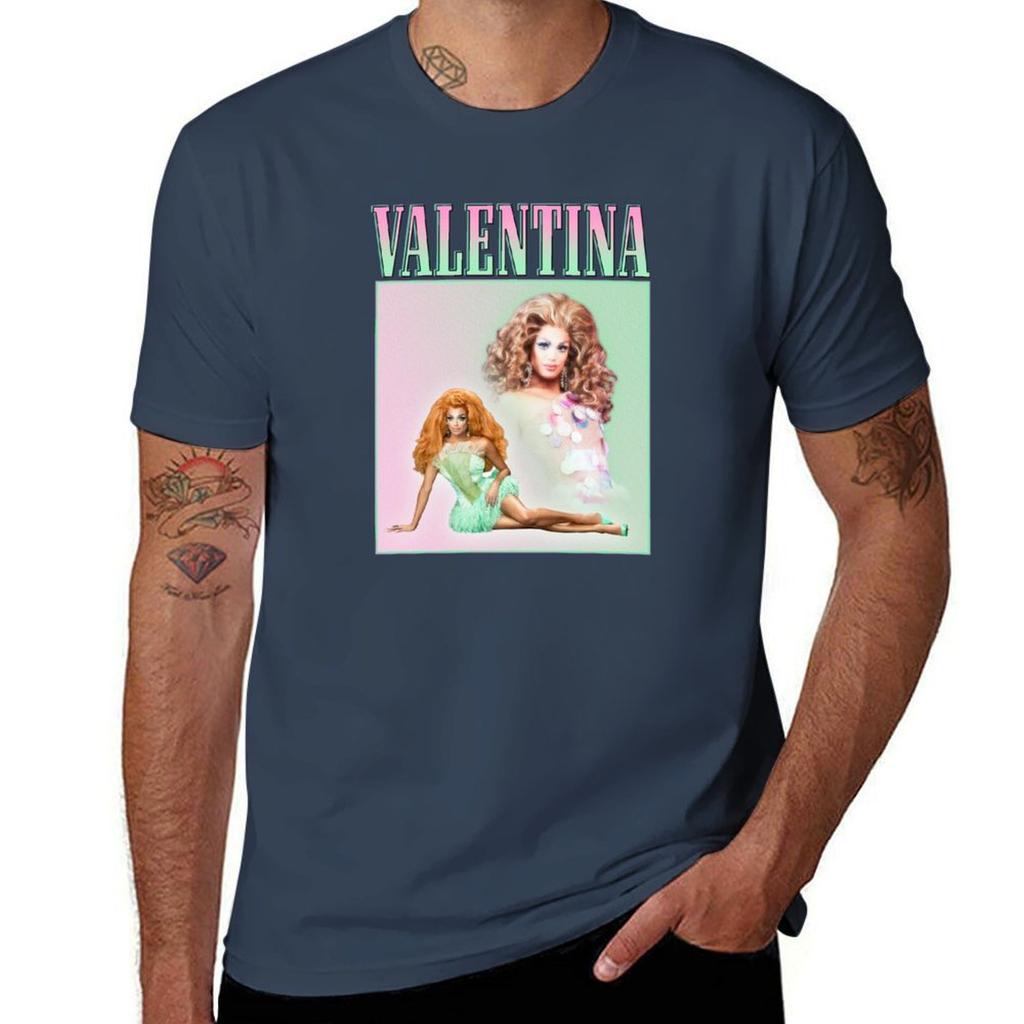 Valentina vintage retro design T-Shirt g man t shirts for men anime tshirt cotton t shirts high quality T-Shirt