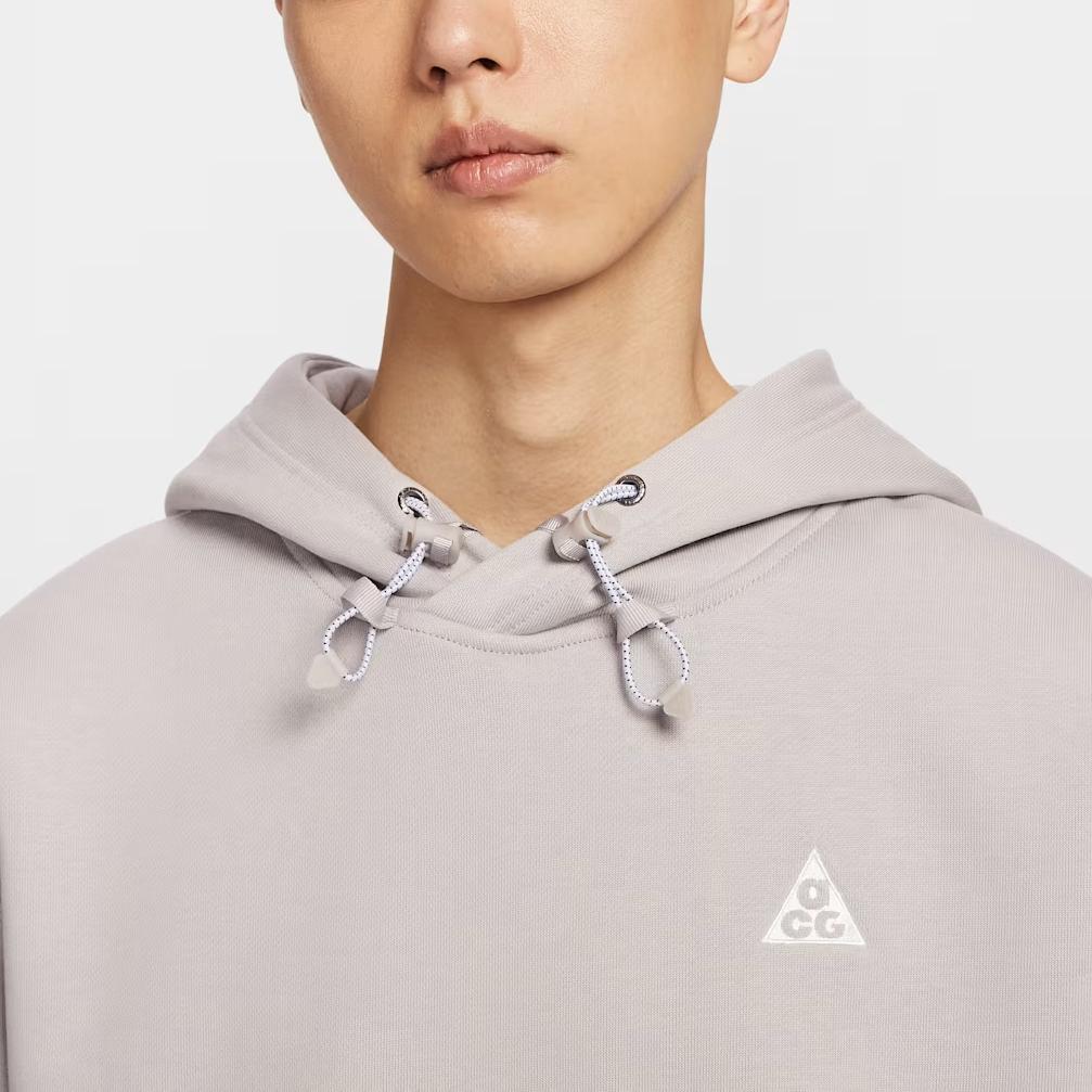 Nike Серия ACG Therma Простой Удобный Однотонный Теплый Худи Мужские худи DZ3393-009