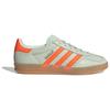 adidas Gazelle Indoor Linen Green Solar Orange Женские кроссовки Gum IF6982