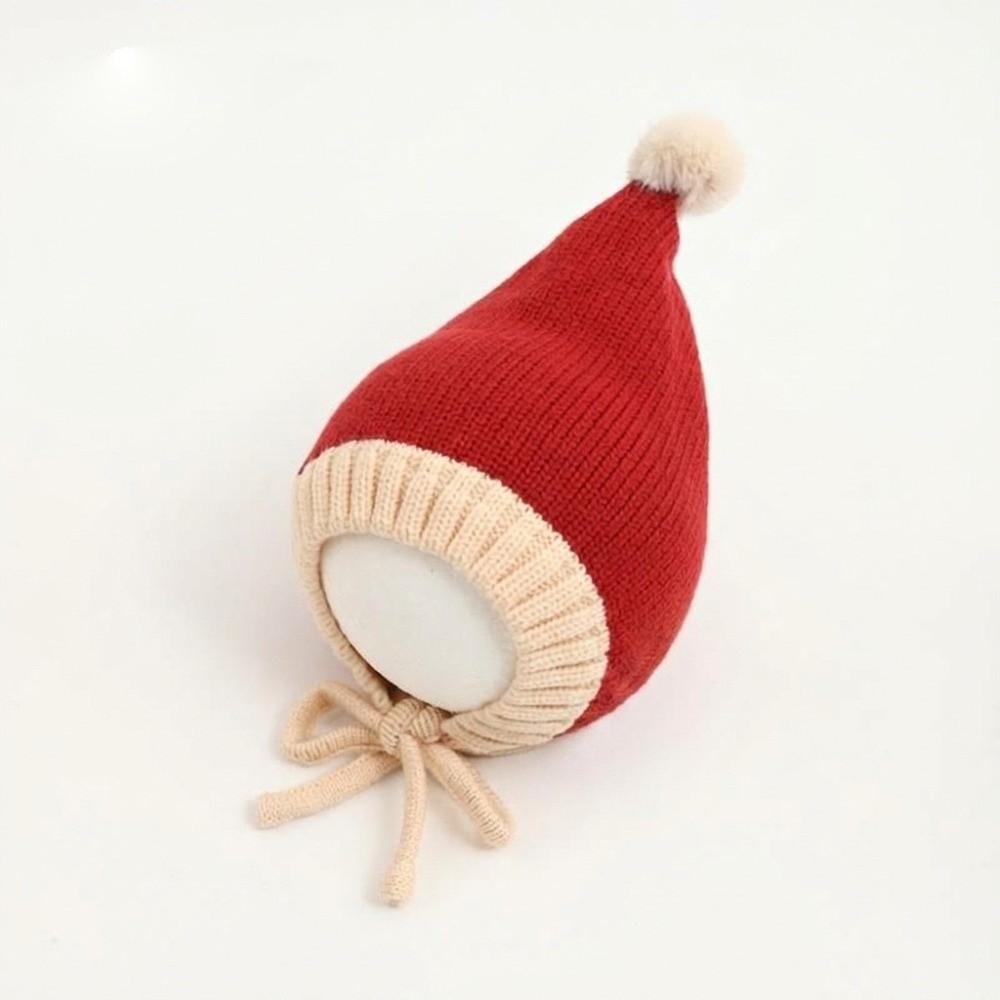 Windproof Ear Protection Hat Cute Pompom Toddler Beanie Fashion Knitted Hat Winter