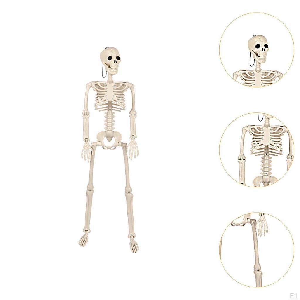Хэллоуин Скелет Украшение Скульптура Полное Тело Суставы Скелеты Череп Фигурка для Заднего Двора