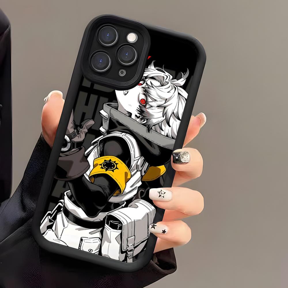 Чехол для телефона Manga G-Gachiakuta для iPhone 17 Air 16 E 15 14 Plus 13 12 11 Pro Max Черный Небесное Око Ступенчатый Защитный Чехол