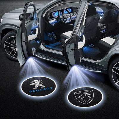 2 шт. Светодиодный HD Проектор Приветственный Свет в Дверь Автомобиля Для Peugeot 407 508 307 308 3008 206 2008 5008 207 208 107 108 Аксессуары