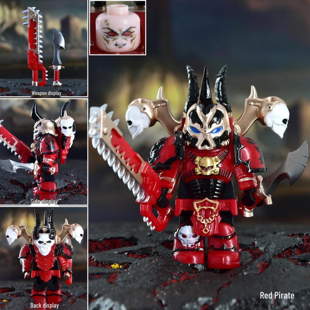 Warhammer Черные Легионеры Хаоса Минифигурка Конструктор Игрушка Пакет W1384-1398