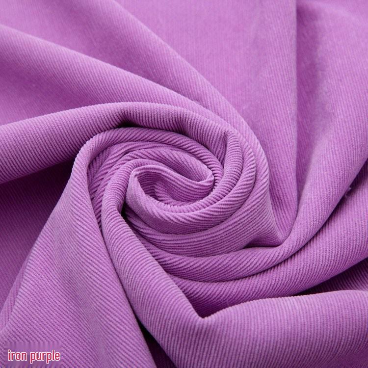 Thickened 21-Wale Stretch Corduroy Fabric, 150cm, Cotton-Polyester Blend