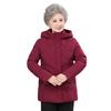 Новая стильная хлопковая зимняя куртка с капюшоном для 70-летней мамы: Толстый, теплый и стеганый для женщин среднего и пожилого возраста