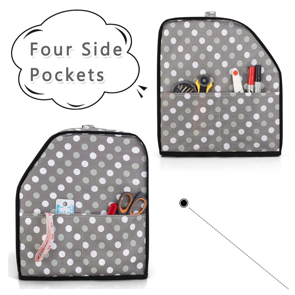Dustproof Overlock Machine Protective Cover Protective Case for Singer/Brother Home Sewing