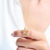 Mix Stone Star Joy Gold Color Silver Necklace