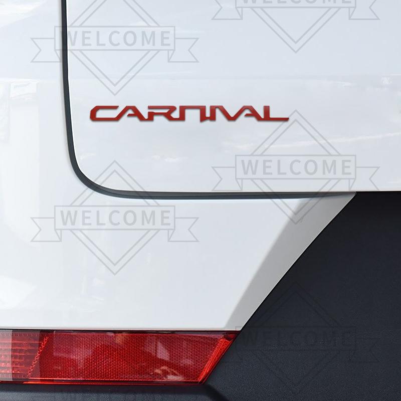 DEVK6 3D Наклейки на Автомобиль для KIA Carnival KA4 Гибрид HEV GT Line LX SX Эмблема Декоративные Аксессуары на Кузов Автомобиля Буквенный Значок Наклейка на Багажник