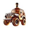 New Model Car Whiskey Decanter, Car Glass Wine Bottle For Dady, Husband, Funny Car Whiskeys Decanter Home Bar Decoration Pickup (Classic Car)350ml
