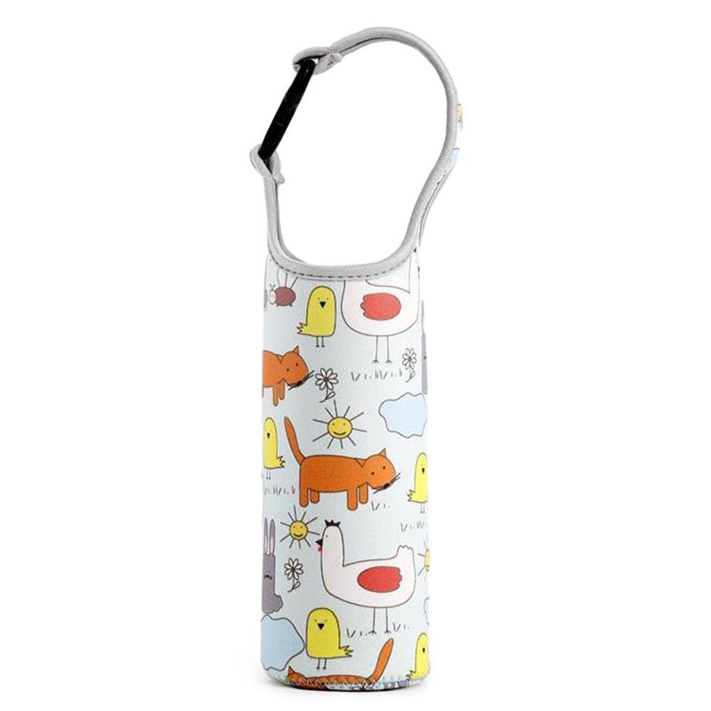 Soft Handle Design Water Bottle Cover Fashion Cup Carrier Pouch  Outdoor Sport Camping Accessories