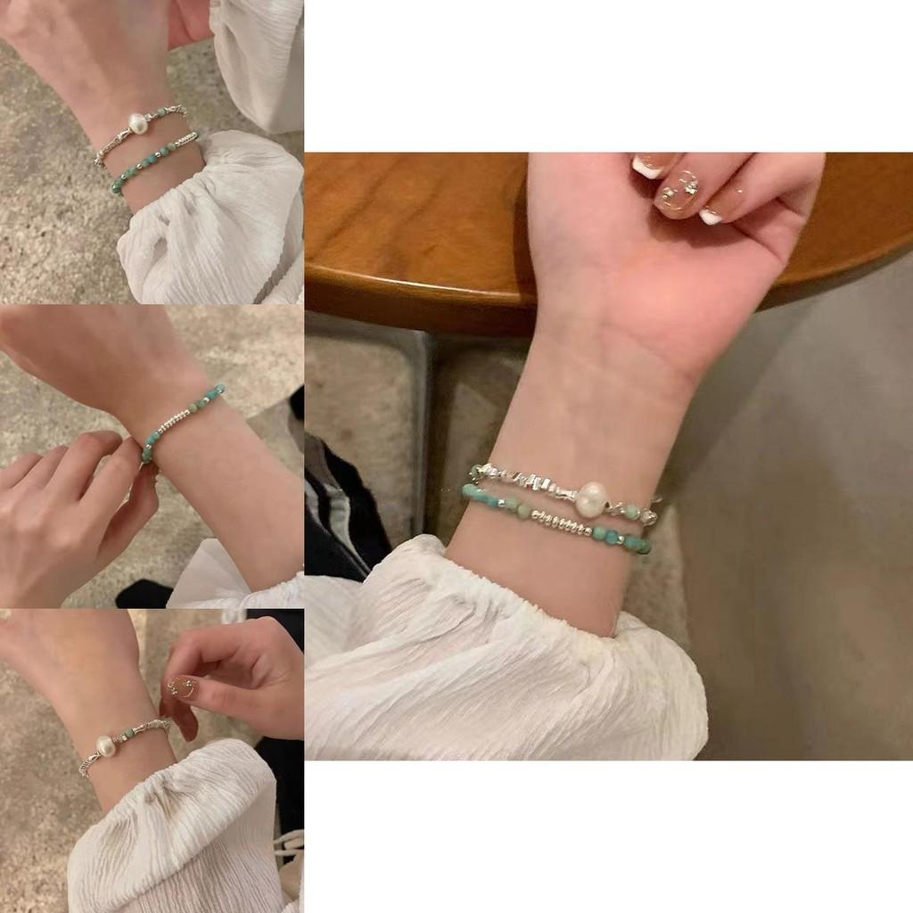 Womens Highend Fashionable Bracelet With Unique Geometric Pearls