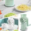 NEW 5 In 1 Rotary Cheese Grater With Handle Manual Suction Strong Nuts Shredder Slicer Base With Vegetable Grinder Graters V1Z5