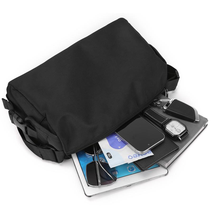 Мужская сумка-мессенджер, водонепроницаемая, многофункциональная, повседневная, большая вместительная сумка через плечо, деловая сумка для мужчин