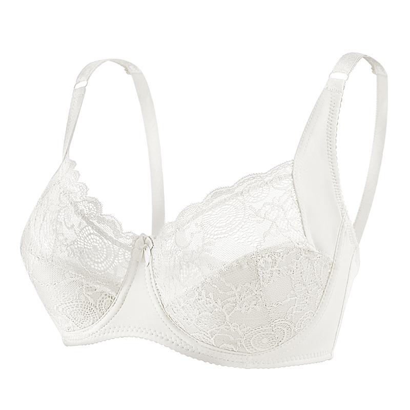 Plus Size Women Bra Sexy Lace Bra Female Underwear Women Top Bra Sexy Lingerie Lace Brassiere With Underwire E F Cup