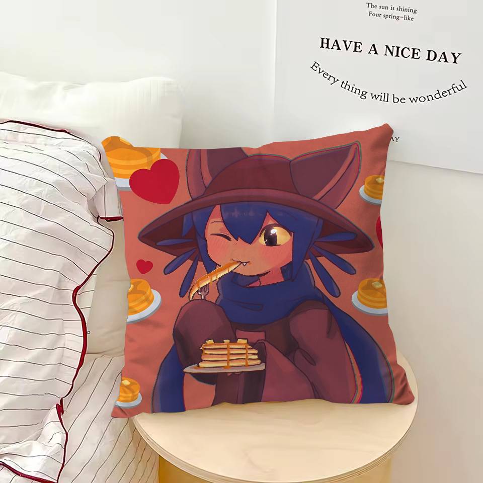 Игра Один Шот Н-Никос Аниме Наволочка Хороший Принт Наволочка Гостиная Диван Подушка Чехол Декор Комнаты Спальни