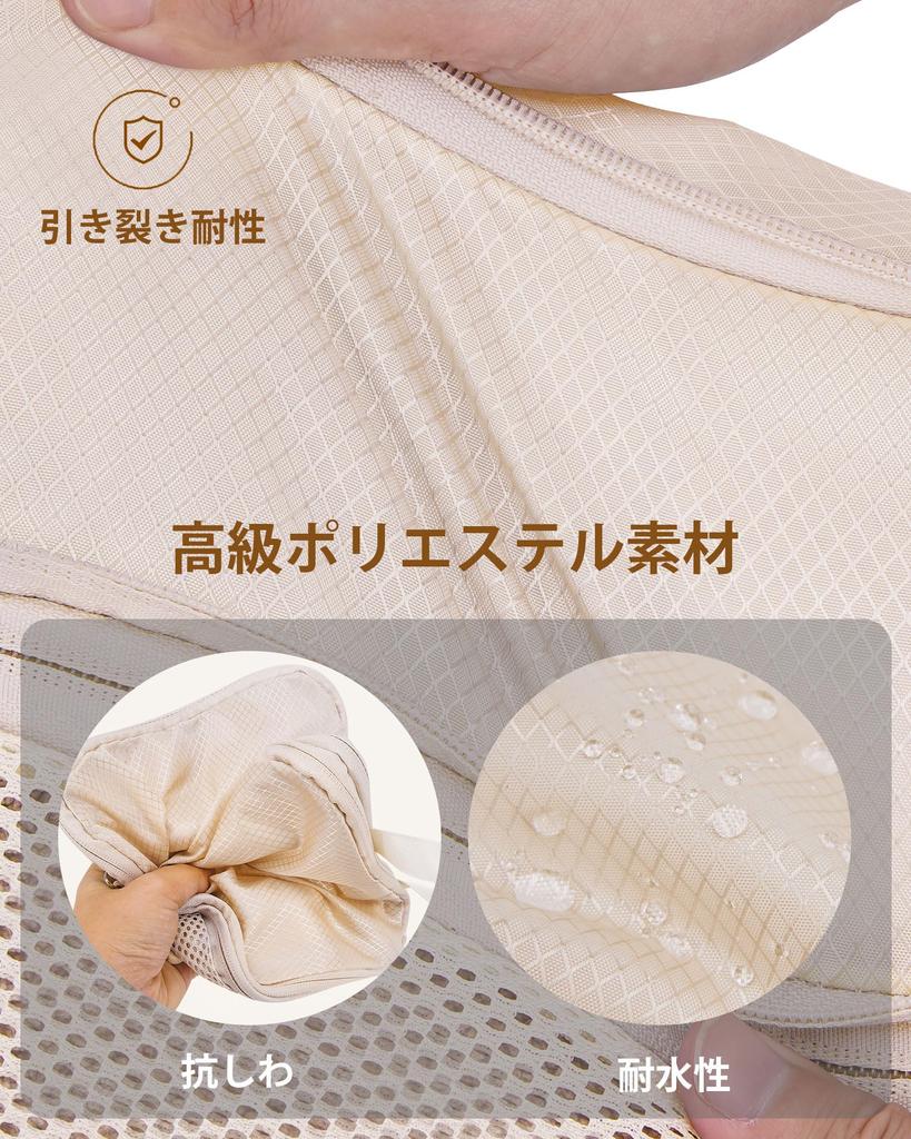 TRMF Дорожный компрессионный мешок, набор из 8 предметов, дорожный компрессионный мешок, упаковочный мешок, новейший чемодан для экономии места, сортировка одежды, хранение