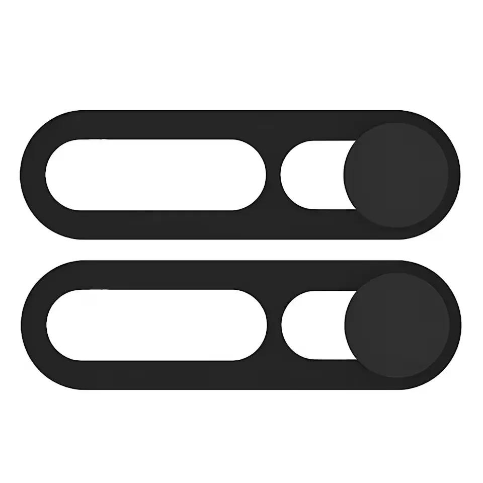 1-2 шт. Черная крышка для веб-камеры для iPhone, защита от хакеров, шторка, защита конфиденциальности, сдвижная заслонка, защита от подглядывания для камеры смартфона, ноутбука