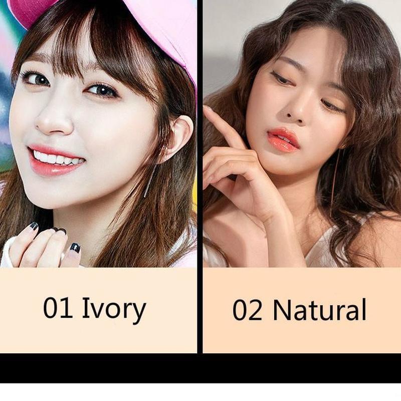 BB CC-крем Snail Collagen Air Cushion с аппликатором в форме грибной головки, осветляющий и увлажняющий консилер, водостойкая основа под макияж