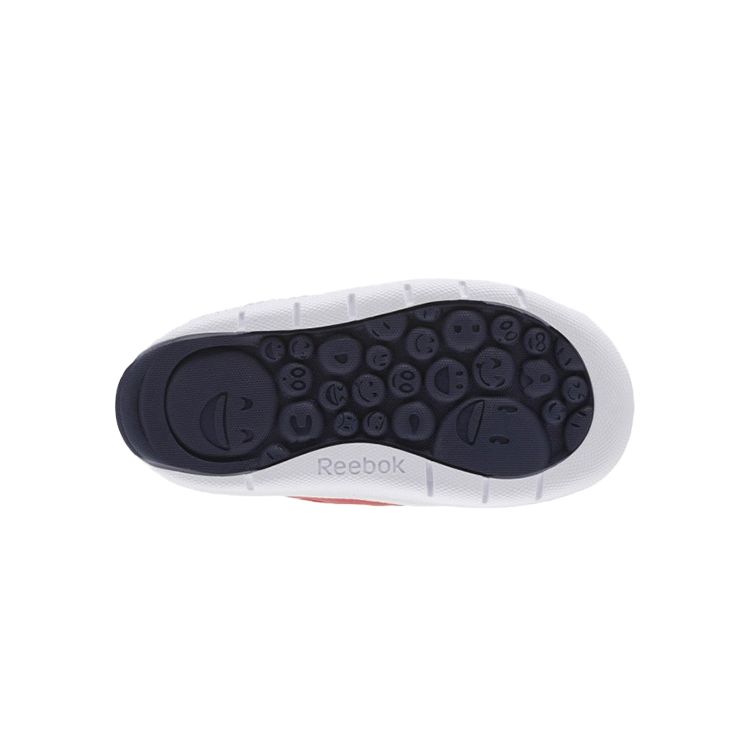 Reebok VentureFlex Слипоны для малышей Дымчато-индиго Детские кроссовки Красный Темно-синий Белый BS6473