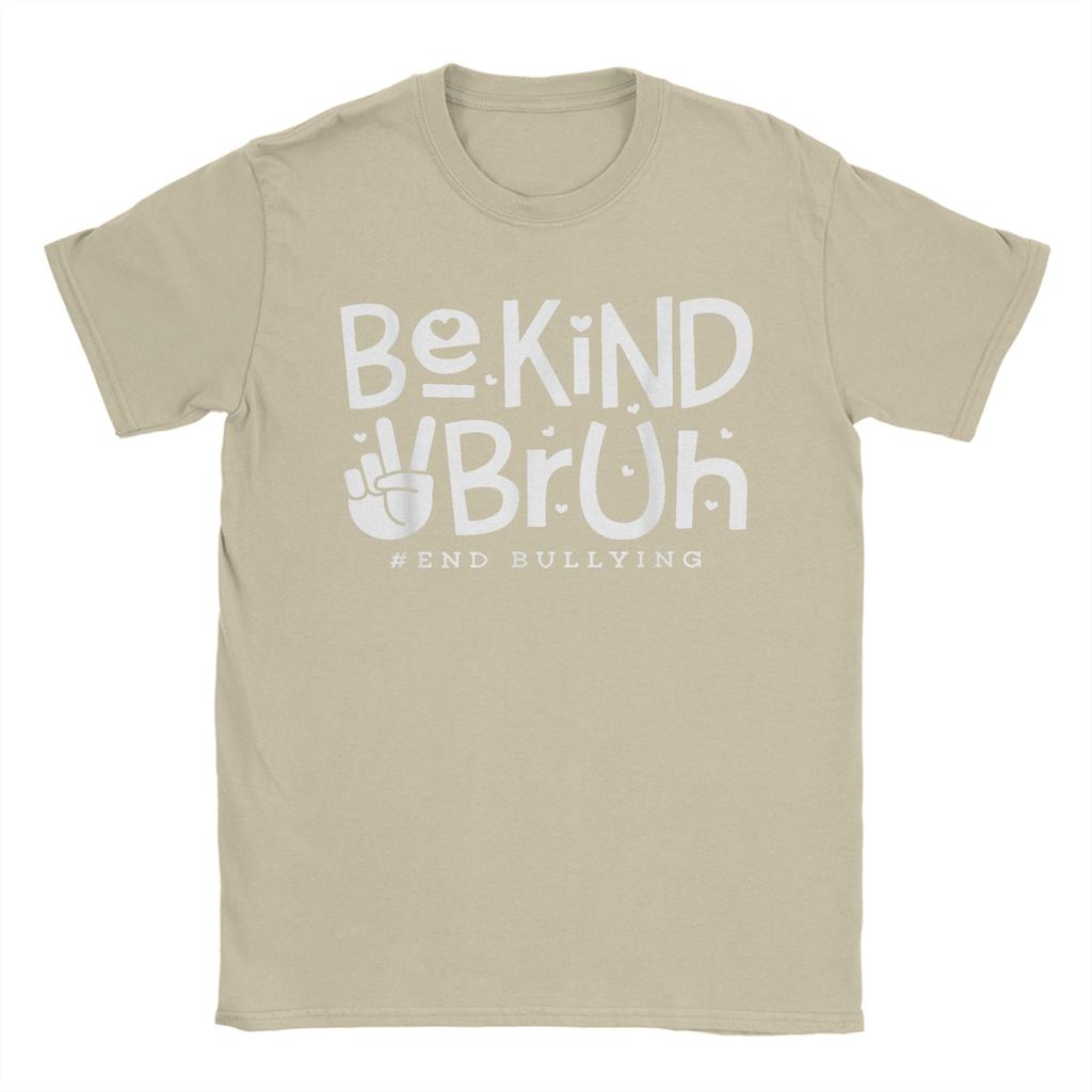 Unity Day Orange Shirt Anti Bullying Be Kind Bruh Kindness T-Shirts for Men T Shirts  Short Sleeve Tee Shirt Graphic Clothes