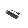 Hub USB - GEMBIRD - UHB-U3P4P-02 - 4 Ports - Multicolore - Compact 3x1x10,9 Cm