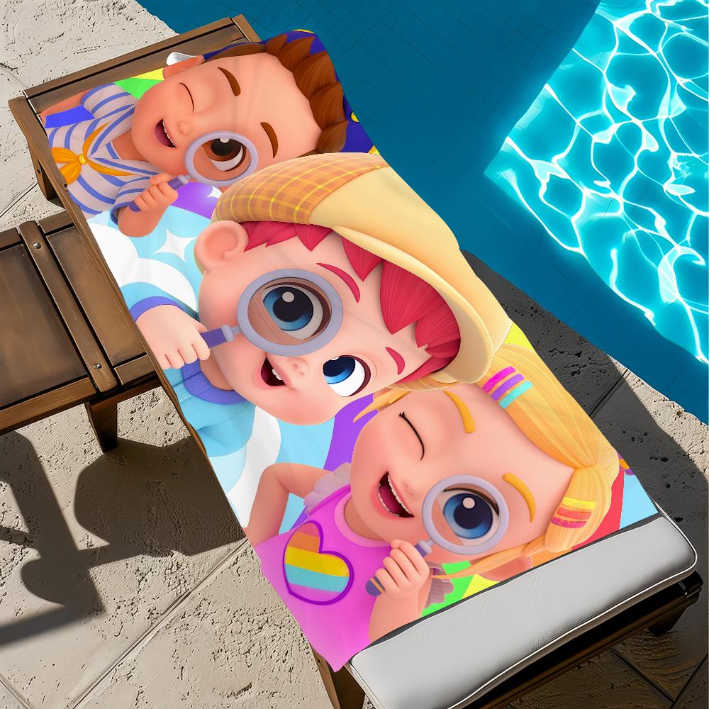 Towel Beach Cartoon B-BebefinnS-ES Bath Cute Quick-Drying Lightweight Portable Sauna Camping Swim Pool Travel