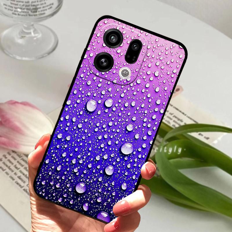 Чехол для Oppo Find X9 Pro X9 Мягкий Силиконовый TPU Чехол для OPPO Find X 9 FindX9 Pro Защита Камеры Оболочка Ударопрочный Бампер PLJ110