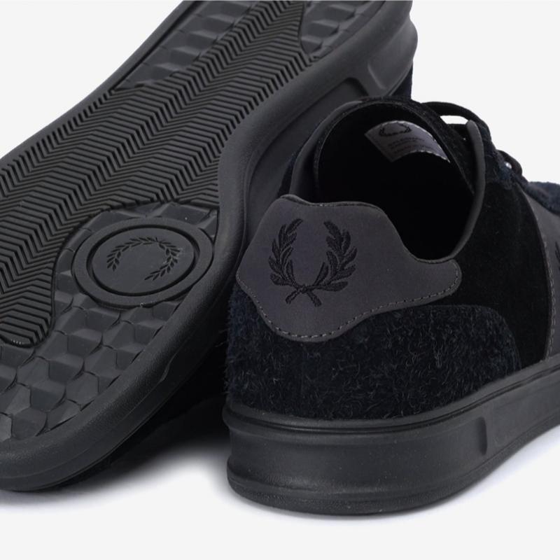 Fred Perry Мужские Замшевые Черные Кроссовки S Sfm2438325 U73