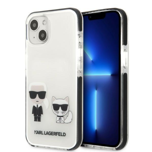 Karl Lagerfeld KLHCP13STPEKCW iPhone 13 mini 5.4" hardcase biały/white Karl&Choupette