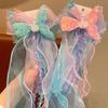 Children's Ribbons Hairpin Mermaid Barretes New Bow Hair Clips  Hair Accessories