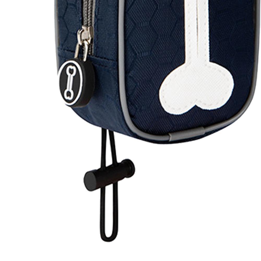 Durable Nylon Pet Waste Bag Holder Compact Size Pet Garbage Bag Carrier Leash Attachment