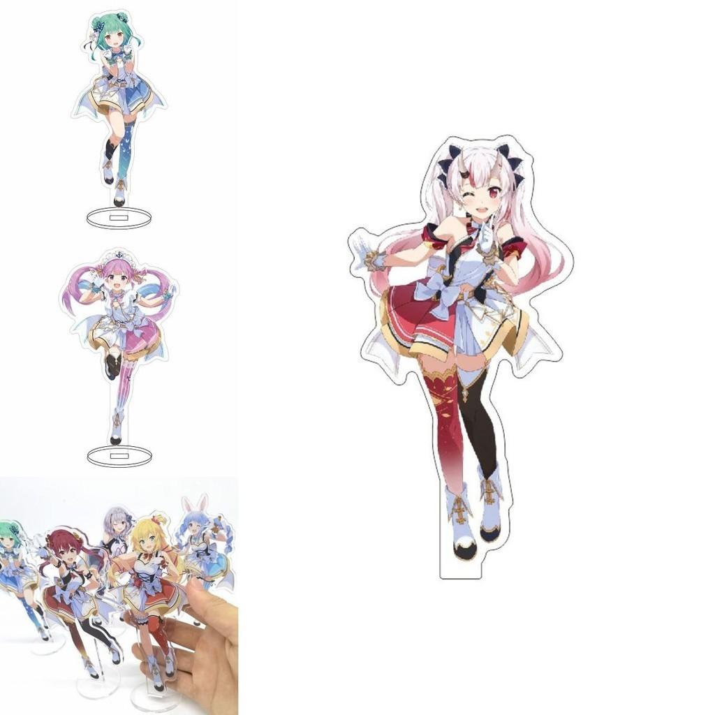 Акриловая подставка Hololive Vtuber Очаровательный настольный декор с Фубуки, Окаю, Аяме, Субару, Мацури