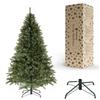 Sapin de Noël Artificiel - SPRINGOS - Épicéa du Caucase - 250 cm - Vert - Support Inclus