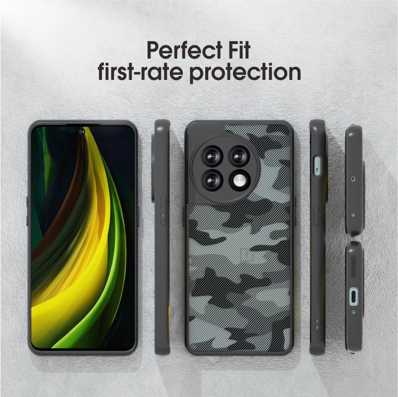 Чехол-камуфляж военного уровня с ремешком для OnePlus ACE 2/11R